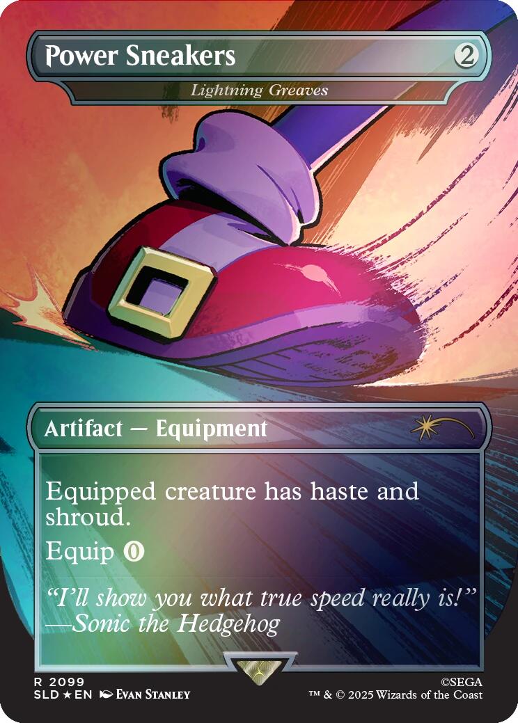 Power Sneakers - Lightning Greaves (Rainbow Foil) [Secret Lair Drop Series] | Boutique FDB TCG
