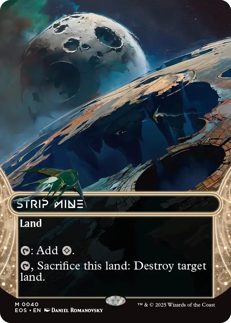 Strip Mine (0040) (Borderless) [Edge of Eternities: Stellar Sights] | Boutique FDB TCG
