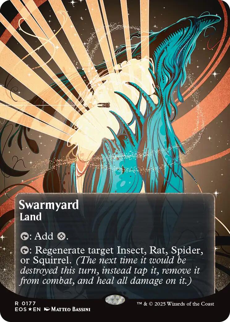 Stripe Mine (0087) (Borderless) (Galaxy Foil) [Edge of Eternities: Stellar Sights] | Boutique FDB TCG