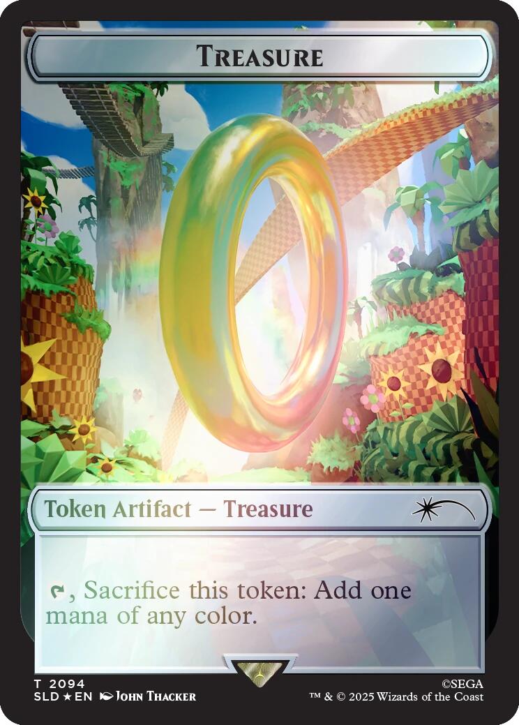 Treasure Token (2094) (Rainbow Foil) [Secret Lair Drop Series] | Boutique FDB TCG