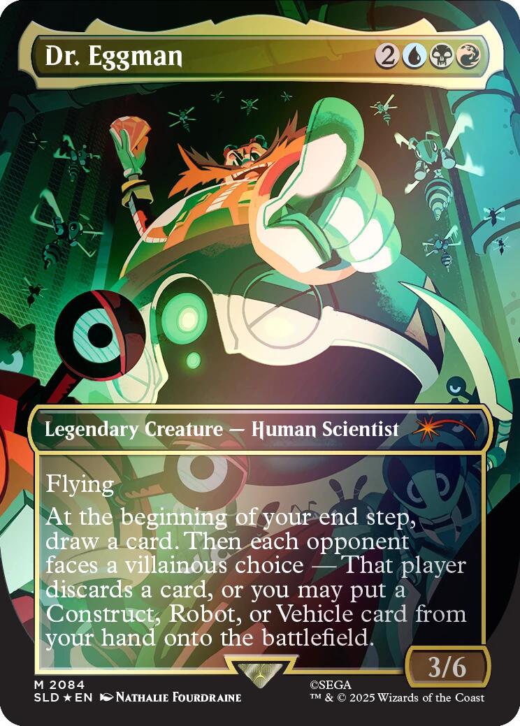 Dr. Eggman (Rainbow Foil) [Secret Lair Drop Series] | Boutique FDB TCG