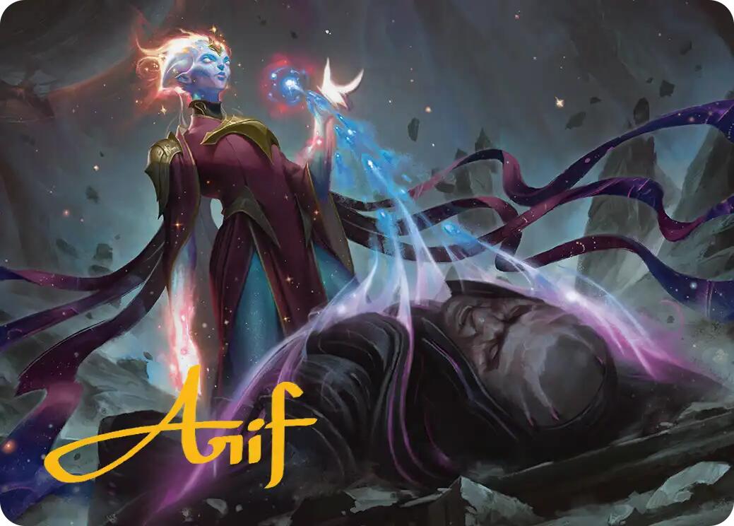 Lightstall Inquisitor Art Card (Gold-Stamped Signature) [Edge of Eternities Art Series] | Boutique FDB TCG