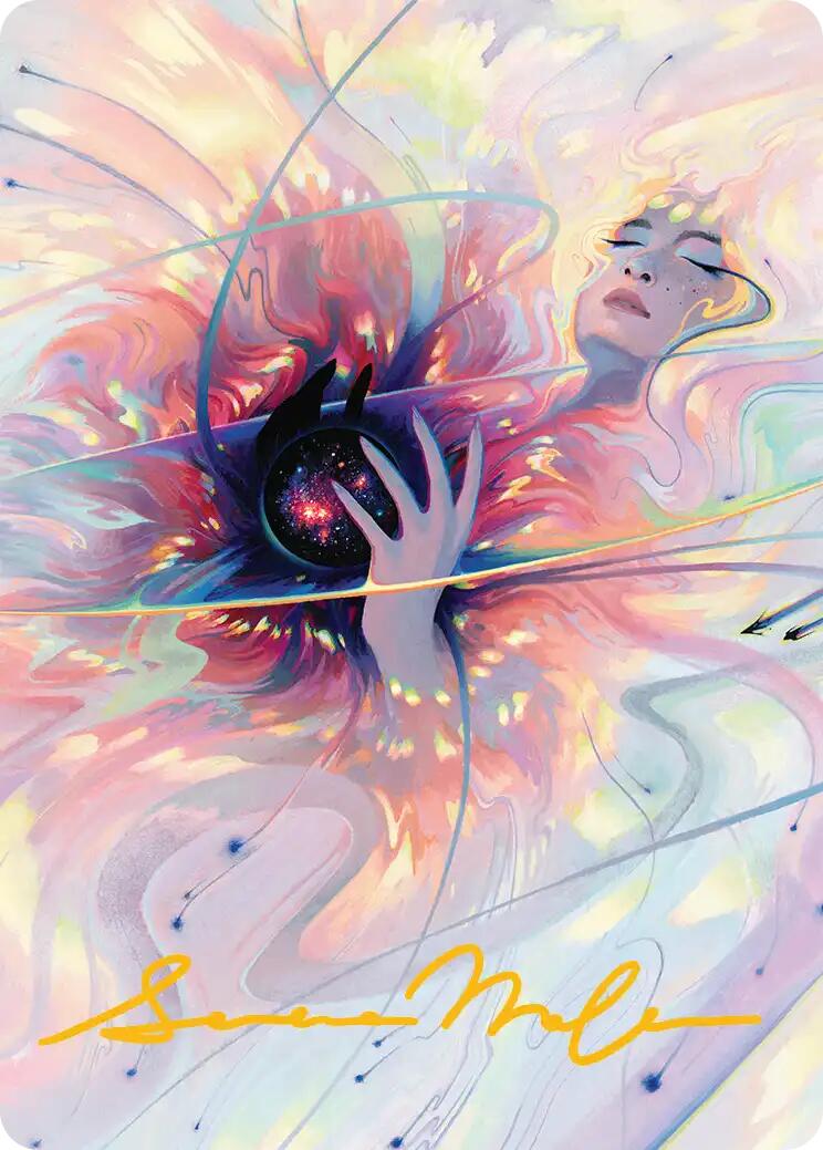 Beyond the Quiet Art Card (Gold-Stamped Signature) [Edge of Eternities Art Series] | Boutique FDB TCG