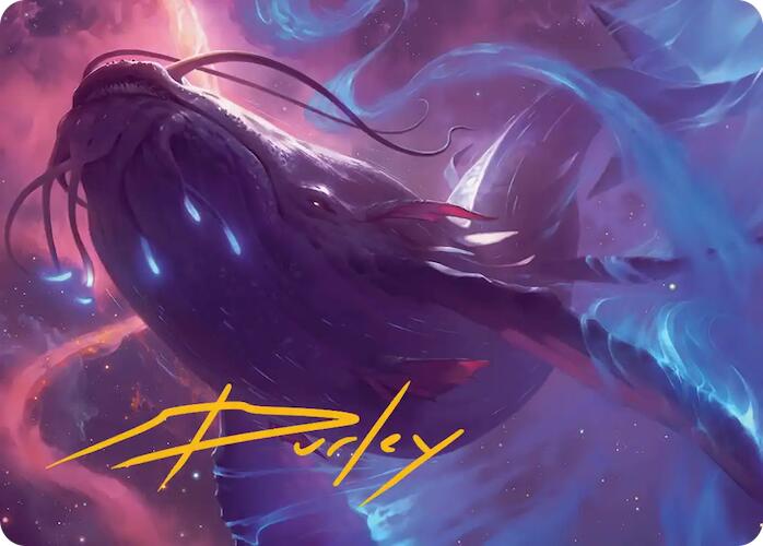 Starbreach Whale Art Card (Gold-Stamped Signature) [Edge of Eternities Art Series] | Boutique FDB TCG