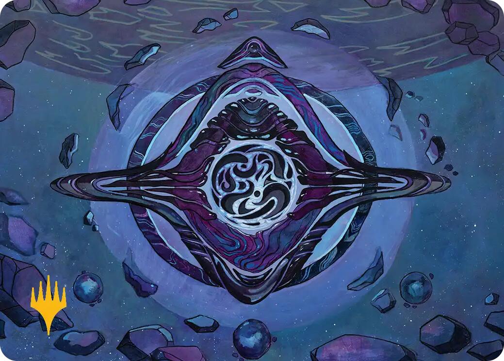Archenemy's Charm Art Card (Gold-Stamped Planeswalker Symbol) [Edge of Eternities Art Series] | Boutique FDB TCG
