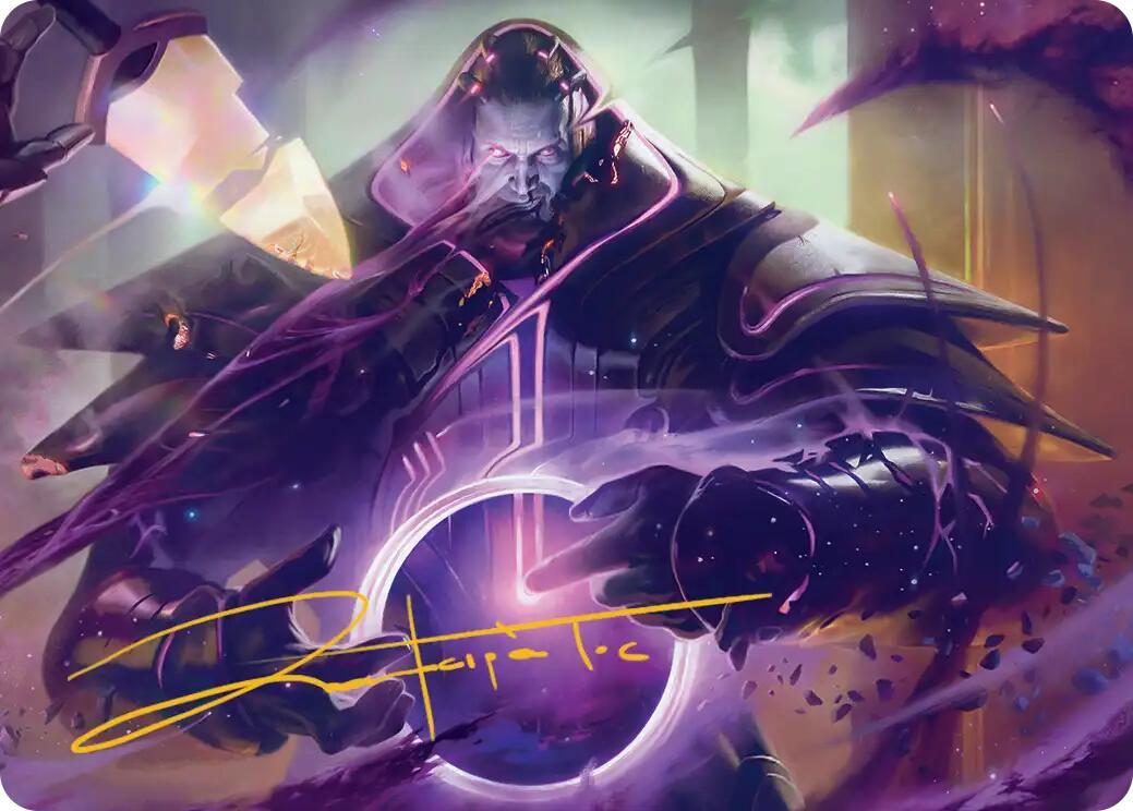Embrace Oblivion Art Card (Gold-Stamped Signature) [Edge of Eternities Art Series] | Boutique FDB TCG