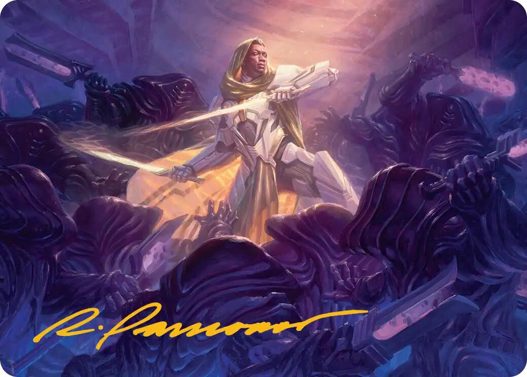 Syr Vondam, Sunstar Exemplar Art Card (Gold-Stamped Signature) [Edge of Eternities Art Series] | Boutique FDB TCG