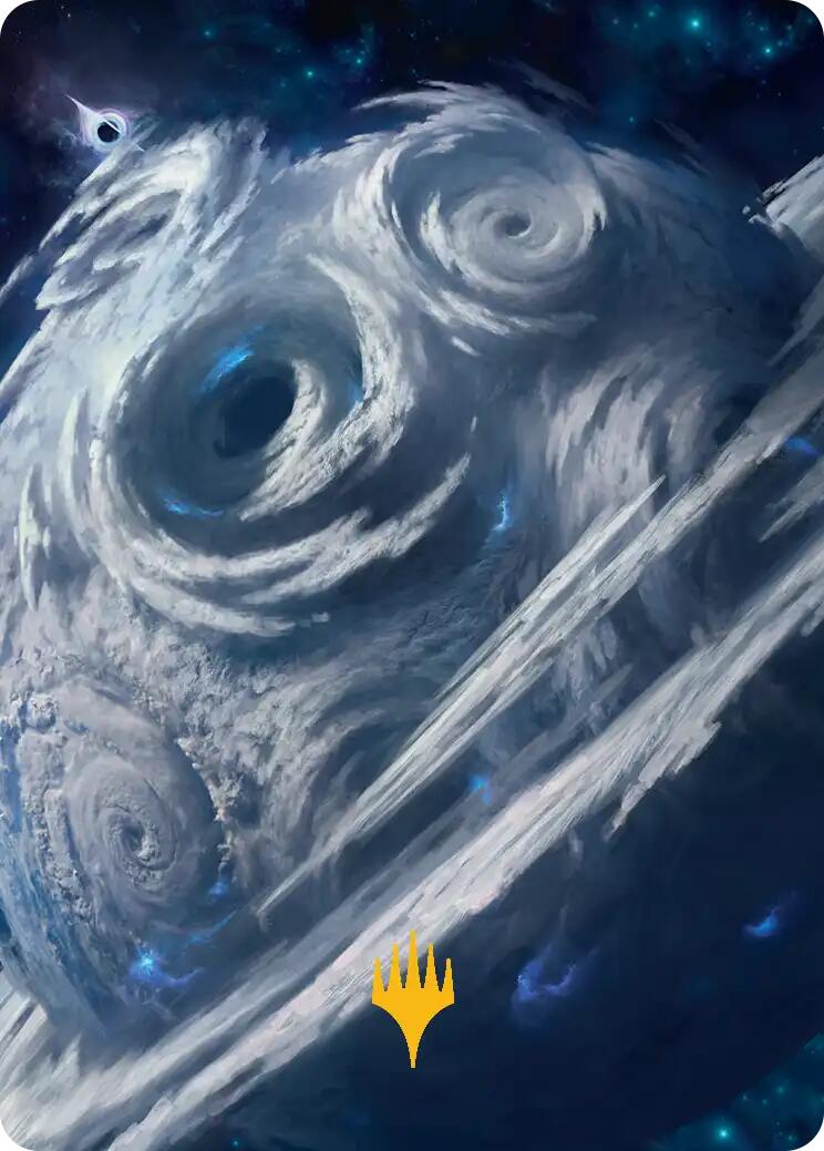 Uthros, Titanic Godcore Art Card (Gold-Stamped Planeswalker Symbol) [Edge of Eternities Art Series] | Boutique FDB TCG