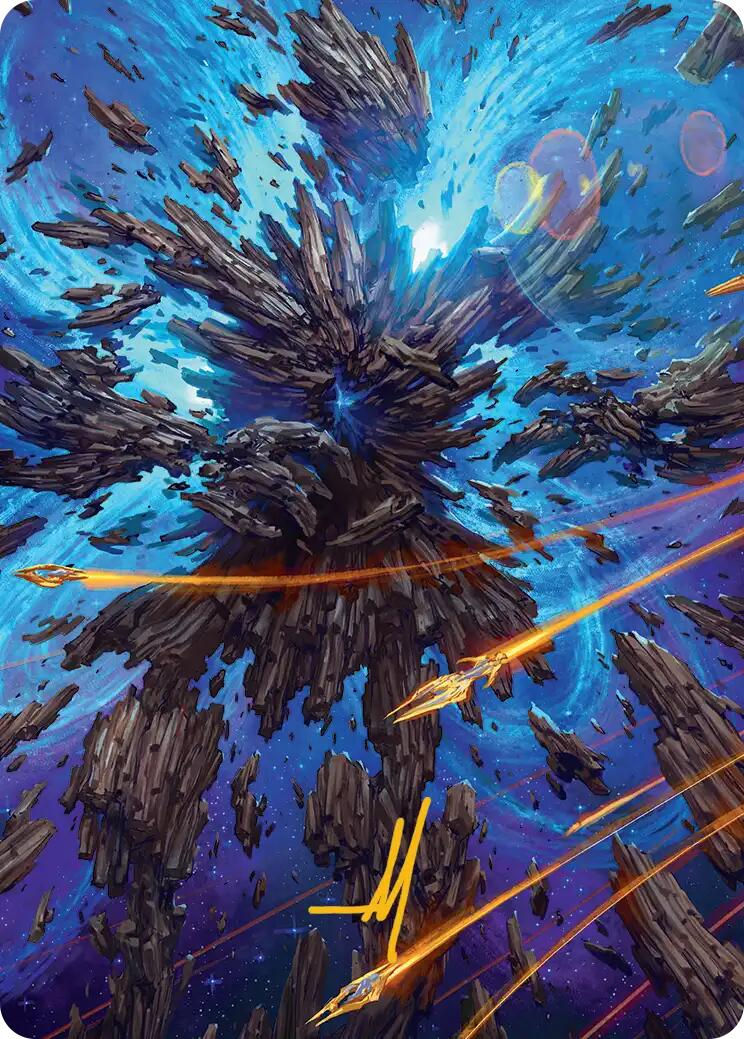 Celestial Colonnade Art Card (Gold-Stamped Signature) [Edge of Eternities Art Series] | Boutique FDB TCG
