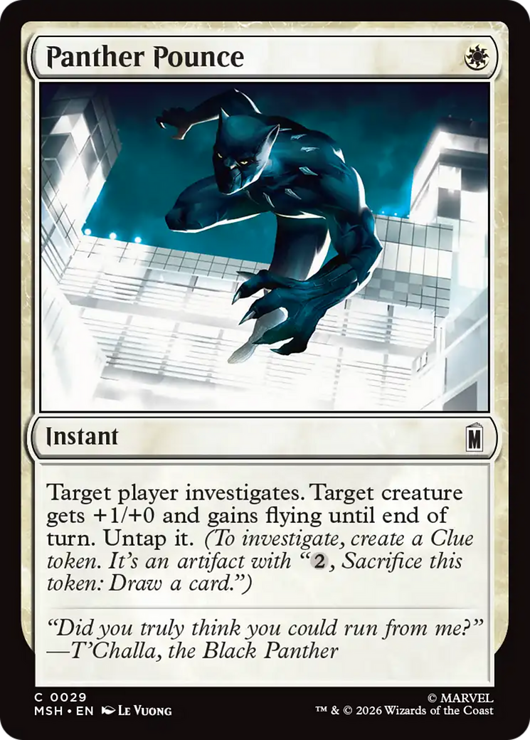 Panther Pounce [Marvel Super Heroes] | Boutique FDB TCG