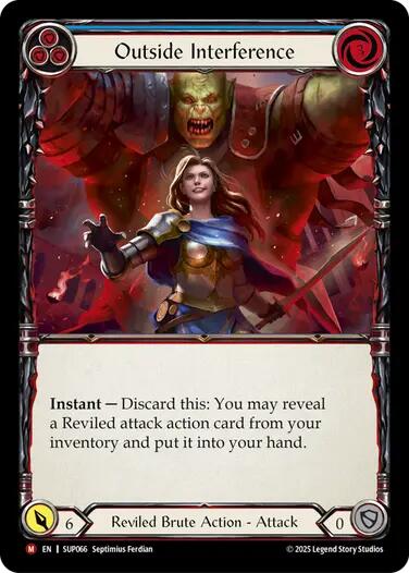 Outside Interference [SUP066] (Super Slam) | Boutique FDB TCG