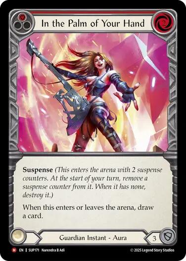 In the Palm of Your Hand [SUP171] (Super Slam)  Rainbow Foil | Boutique FDB TCG