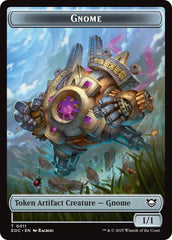 Gnome // Golem (0014) Double-Sided Token [Edge of Eternities Commander Tokens] | Boutique FDB TCG