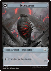 Incubator // Phyrexian Double-Sided Token [Edge of Eternities Commander Tokens] | Boutique FDB TCG