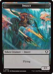 Insect // Elemental (0008) Double-Sided Token [Edge of Eternities Commander Tokens] | Boutique FDB TCG