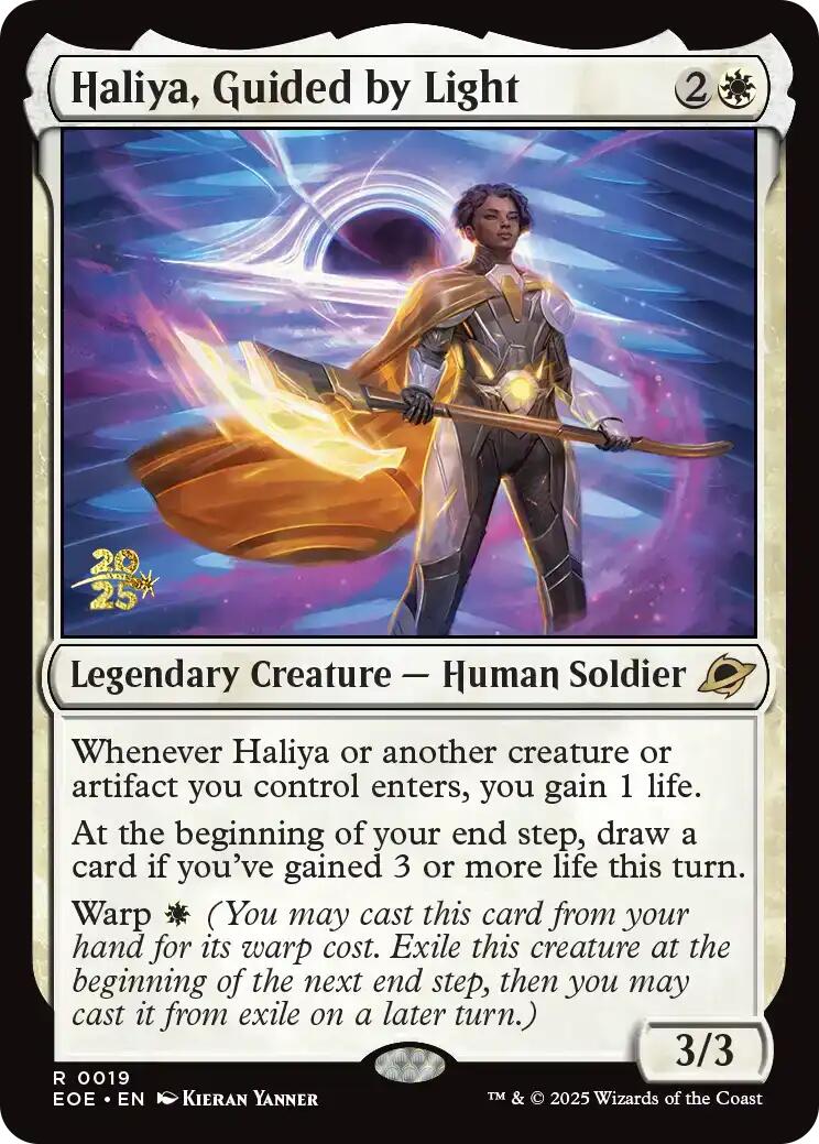 Haliya, Guided by Light [Edge of Eternities Prerelease Promos] | Boutique FDB TCG