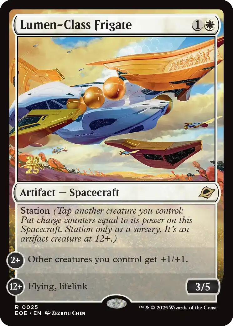 Lumen-Class Frigate [Edge of Eternities Prerelease Promos] | Boutique FDB TCG