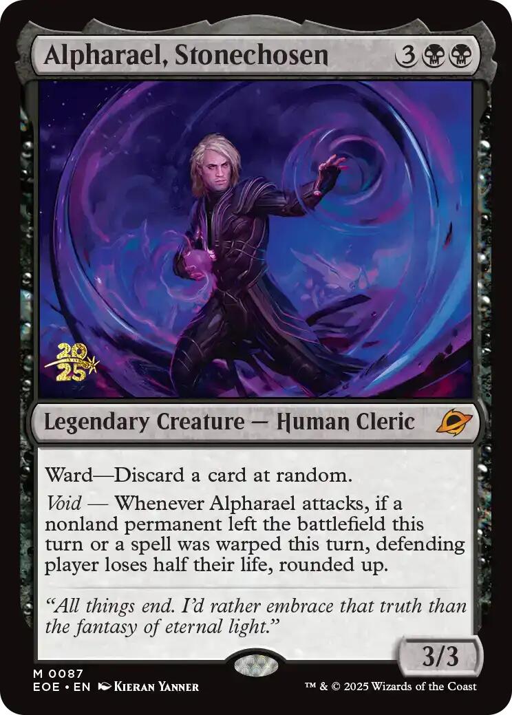Alpharael, Stonechosen [Edge of Eternities Prerelease Promos] | Boutique FDB TCG