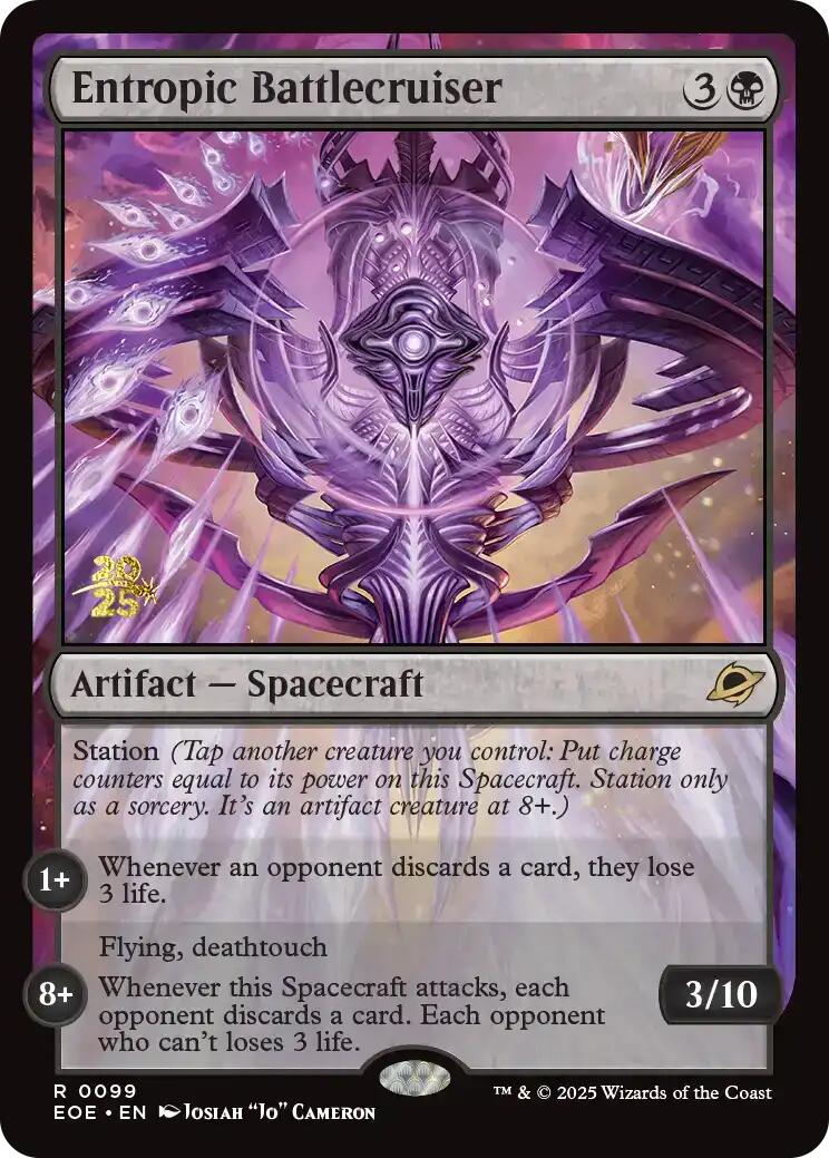Entropic Battlecruiser [Edge of Eternities Prerelease Promos] | Boutique FDB TCG