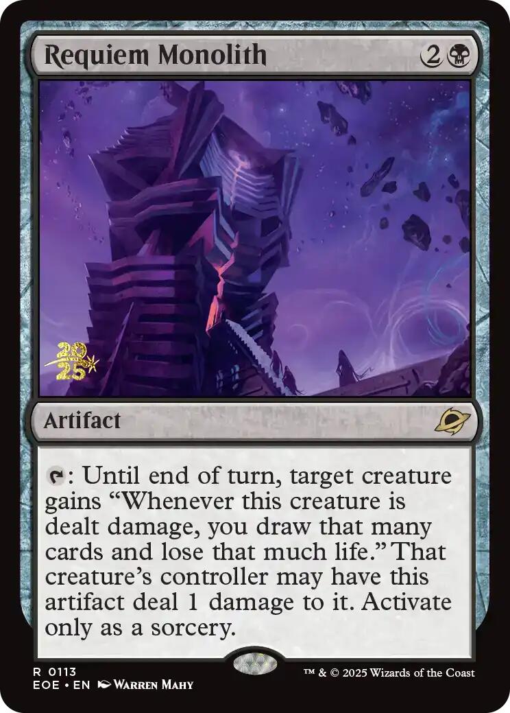 Requiem Monolith [Edge of Eternities Prerelease Promos] | Boutique FDB TCG