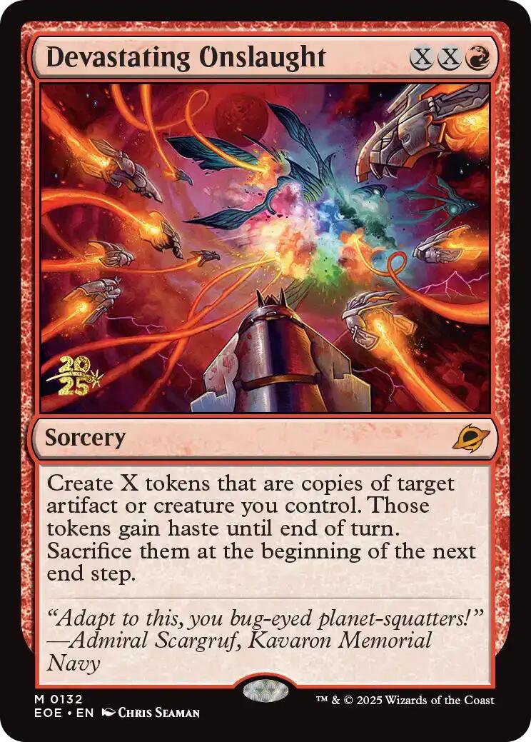 Devastating Onslaught [Edge of Eternities Prerelease Promos] | Boutique FDB TCG