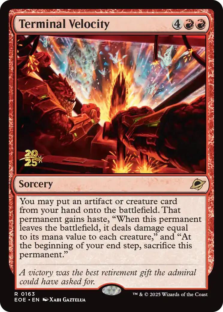 Terminal Velocity [Edge of Eternities Prerelease Promos] | Boutique FDB TCG