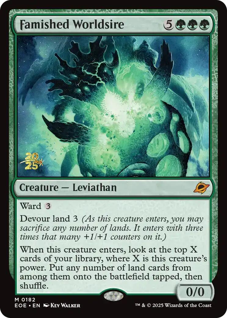 Famished Worldsire [Edge of Eternities Prerelease Promos] | Boutique FDB TCG