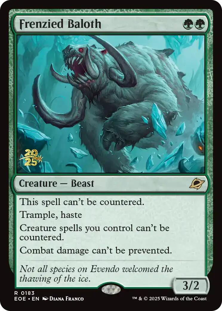 Frenzied Baloth [Edge of Eternities Prerelease Promos] | Boutique FDB TCG