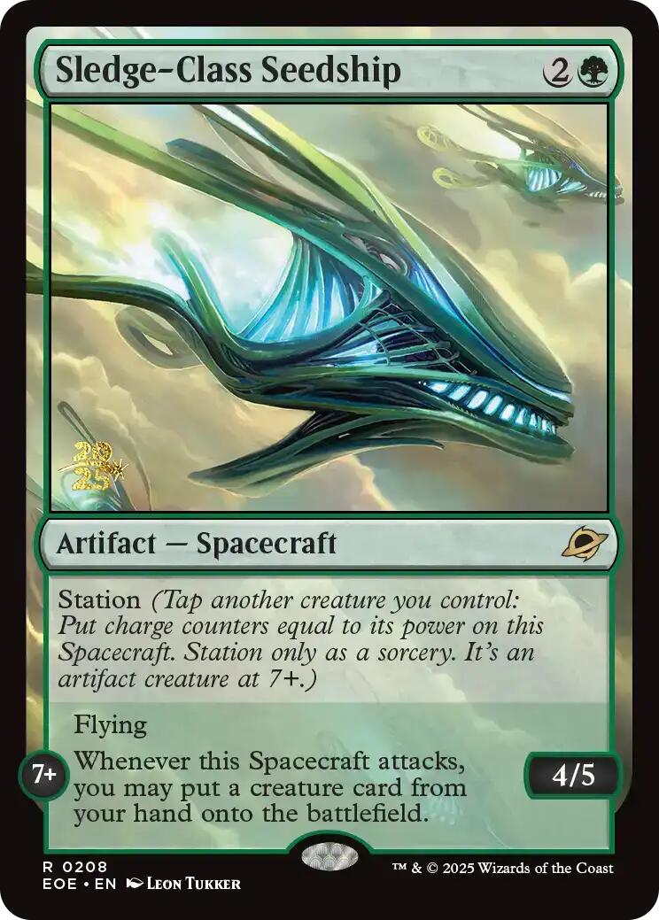 Sledge-Class Seedship [Edge of Eternities Prerelease Promos] | Boutique FDB TCG