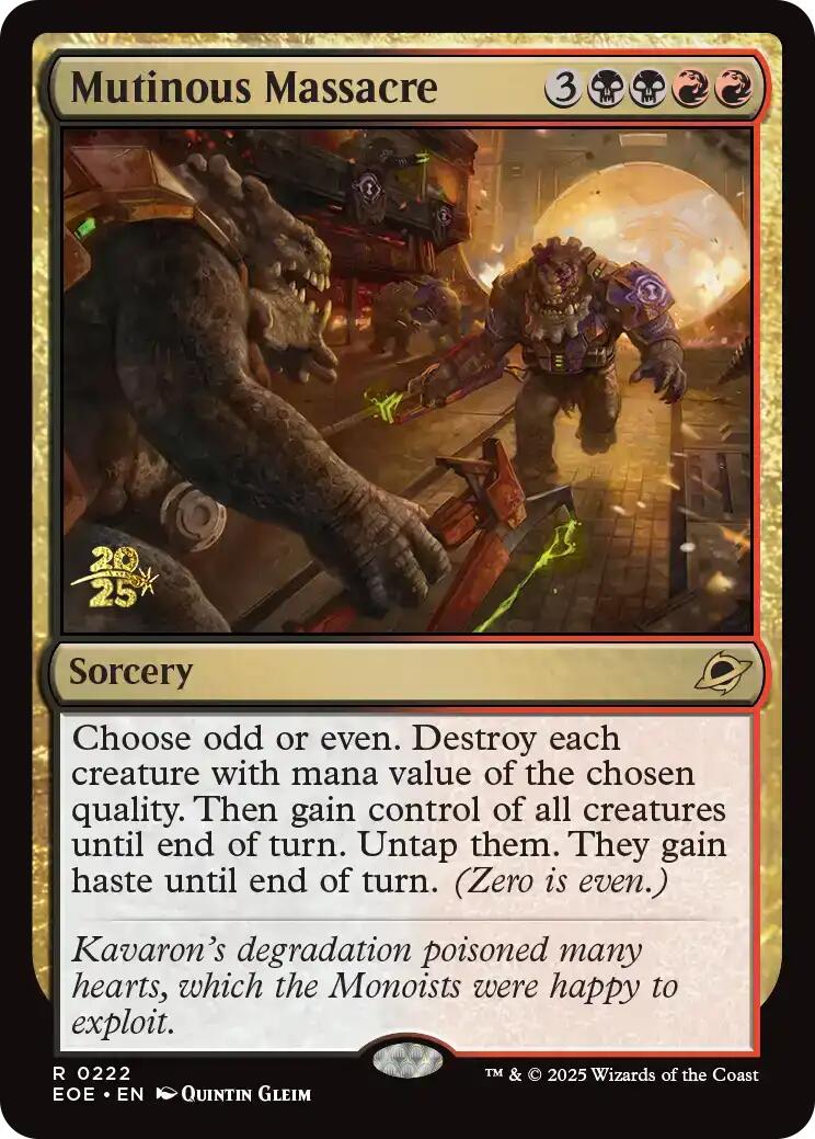 Mutinous Massacre [Edge of Eternities Prerelease Promos] | Boutique FDB TCG