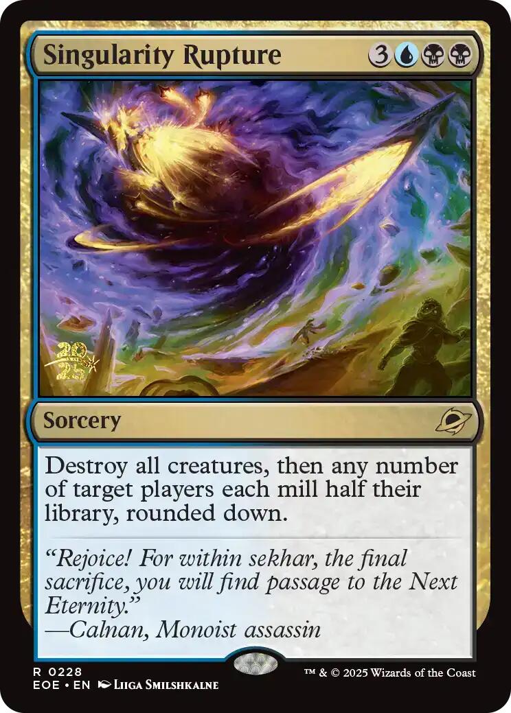 Singularity Rupture [Edge of Eternities Prerelease Promos] | Boutique FDB TCG