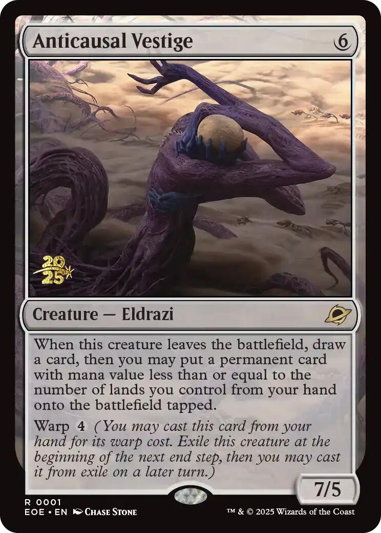 Anticausal Vestige [Edge of Eternities Prerelease Promos] | Boutique FDB TCG