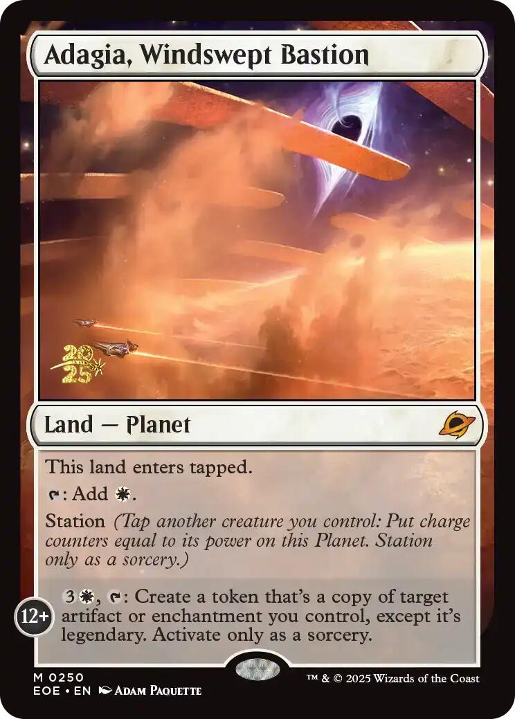 Adagia, Windswept Bastion [Edge of Eternities Prerelease Promos] | Boutique FDB TCG