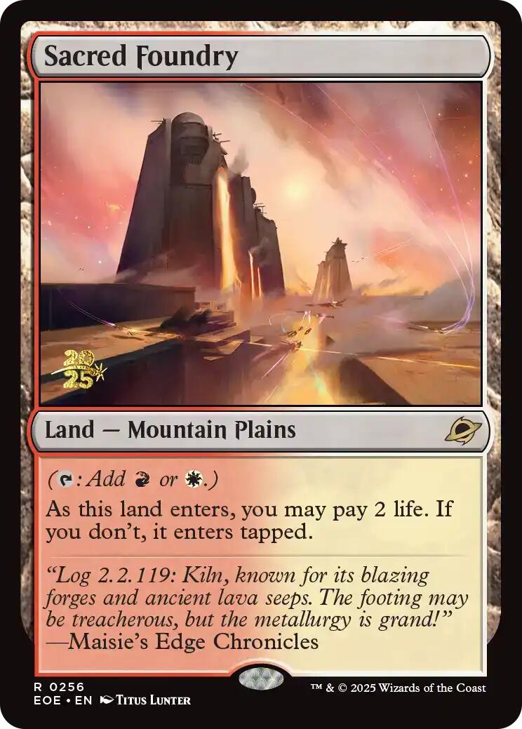 Sacred Foundry [Edge of Eternities Prerelease Promos] | Boutique FDB TCG