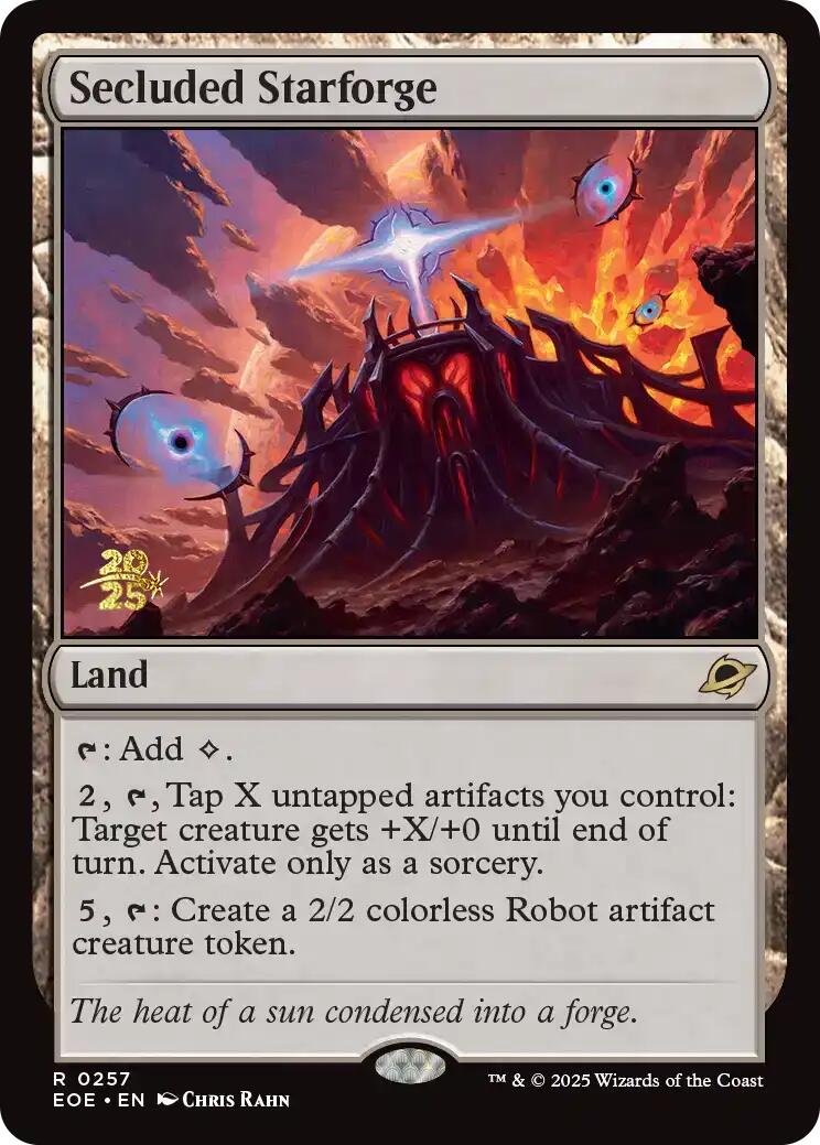 Secluded Starforge [Edge of Eternities Prerelease Promos] | Boutique FDB TCG