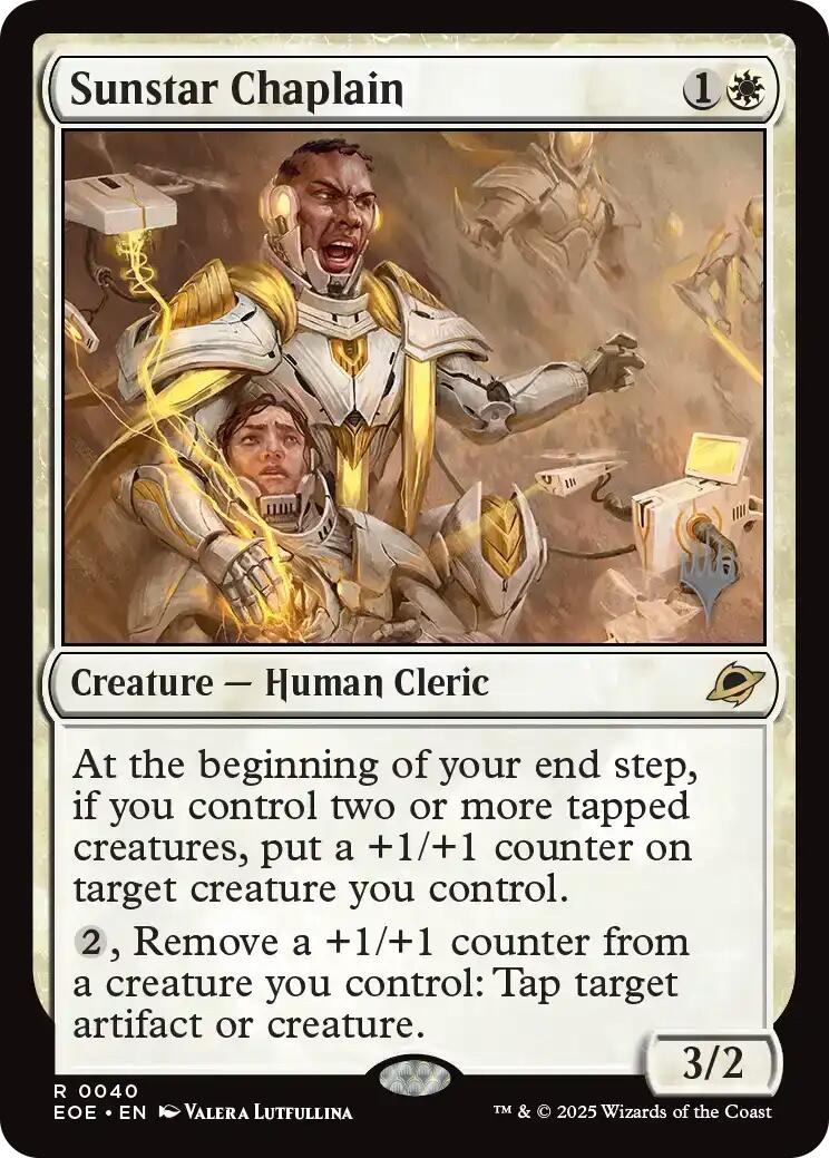 Sunstar Chaplain [Edge of Eternities Promo Pack] | Boutique FDB TCG