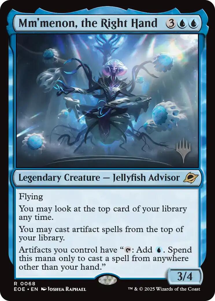 Mm'menon, the Right Hand [Edge of Eternities Promo Pack] | Boutique FDB TCG