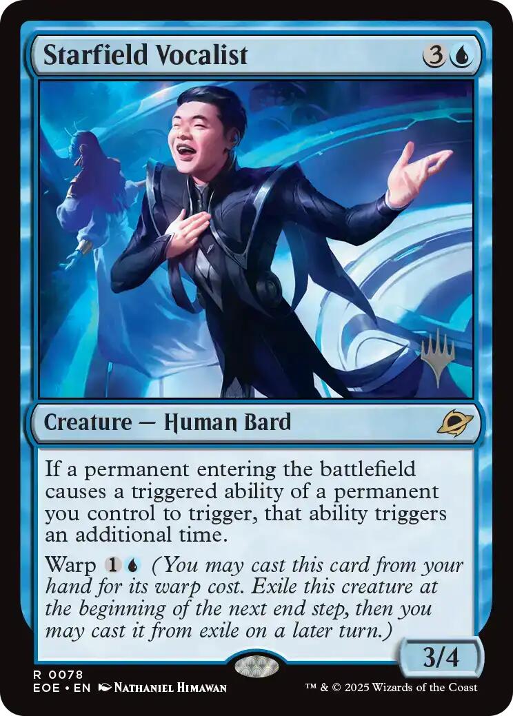 Starfield Vocalist [Edge of Eternities Promo Pack] | Boutique FDB TCG