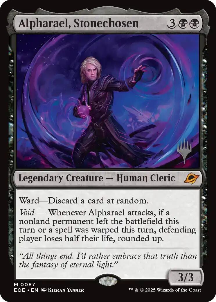 Alpharael, Stonechosen [Edge of Eternities Promo Pack] | Boutique FDB TCG