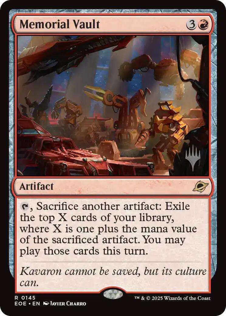 Memorial Vault [Edge of Eternities Promo Pack] | Boutique FDB TCG