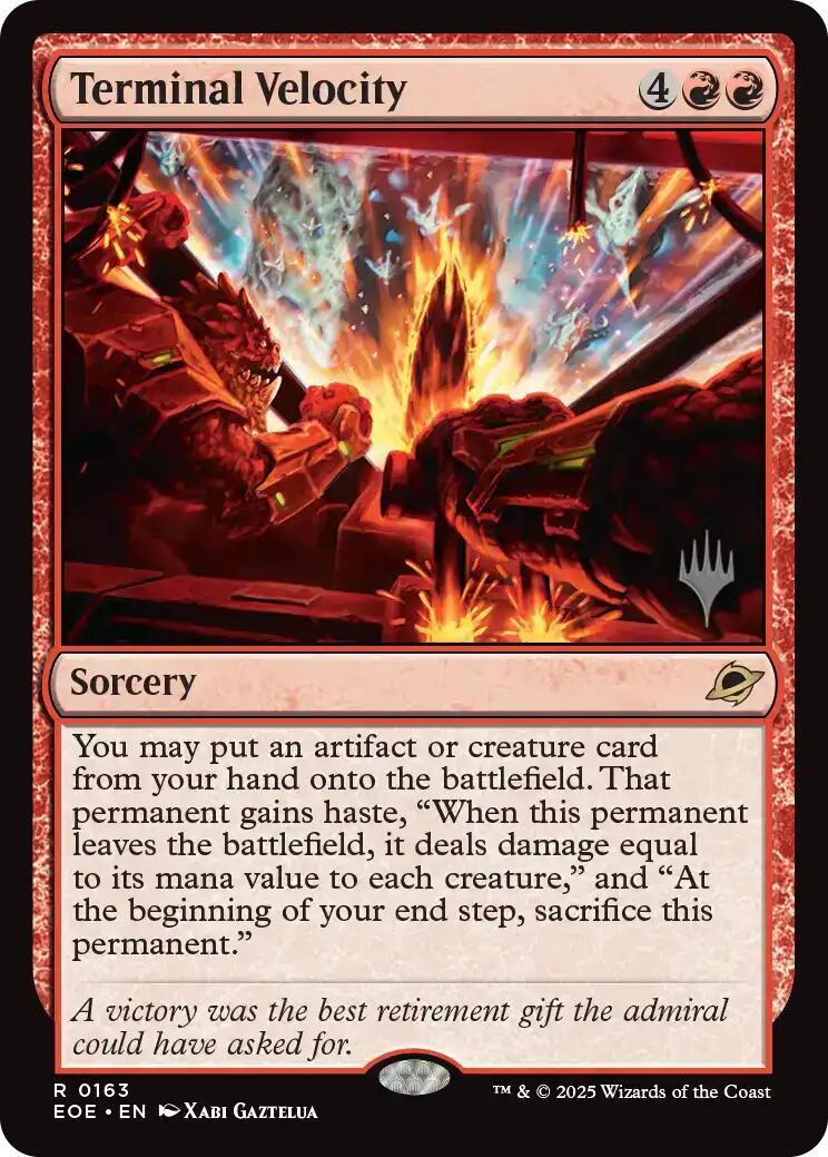 Terminal Velocity [Edge of Eternities Promo Pack] | Boutique FDB TCG