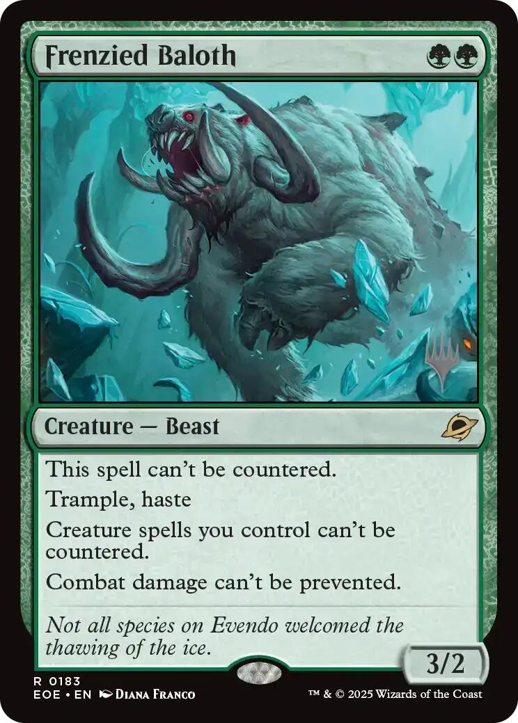 Frenzied Baloth [Edge of Eternities Promo Pack] | Boutique FDB TCG