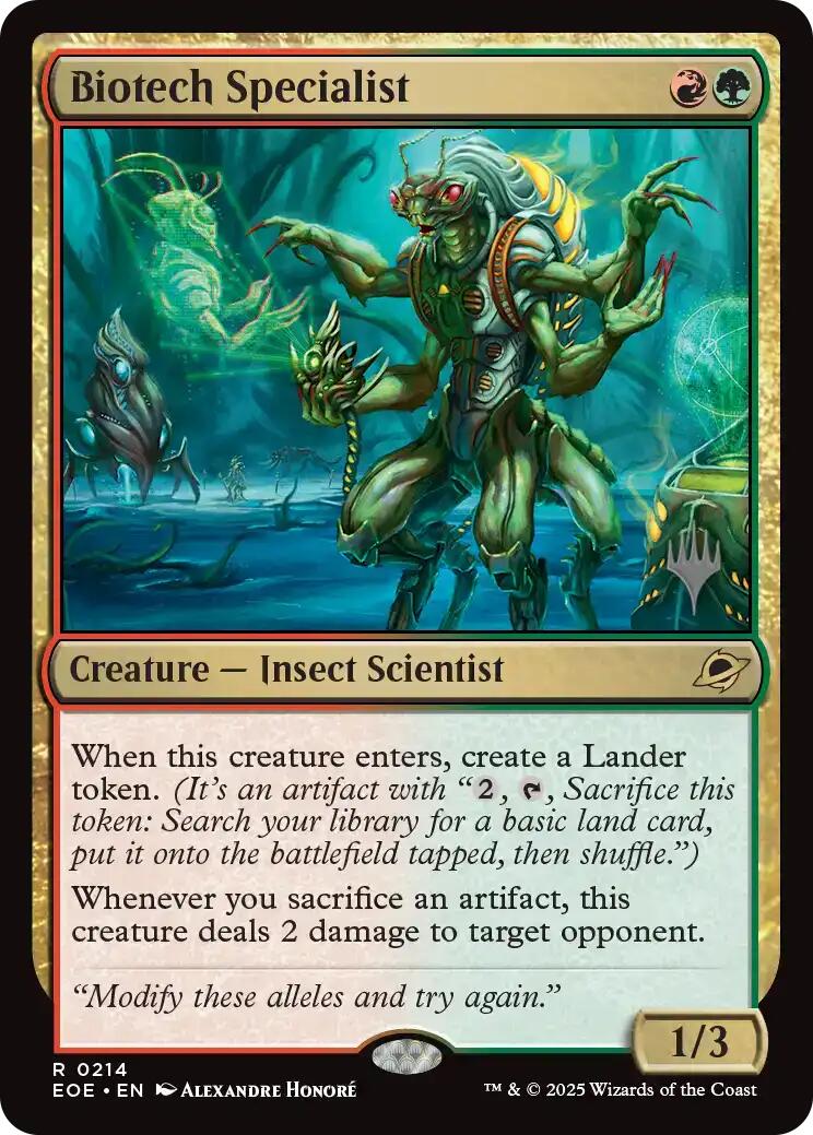 Biotech Specialist [Edge of Eternities Promo Pack] | Boutique FDB TCG