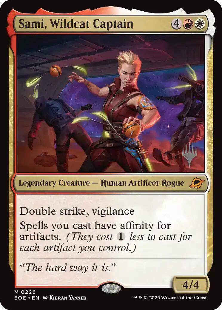 Sami, Wildcat Captain [Edge of Eternities Promo Pack] | Boutique FDB TCG