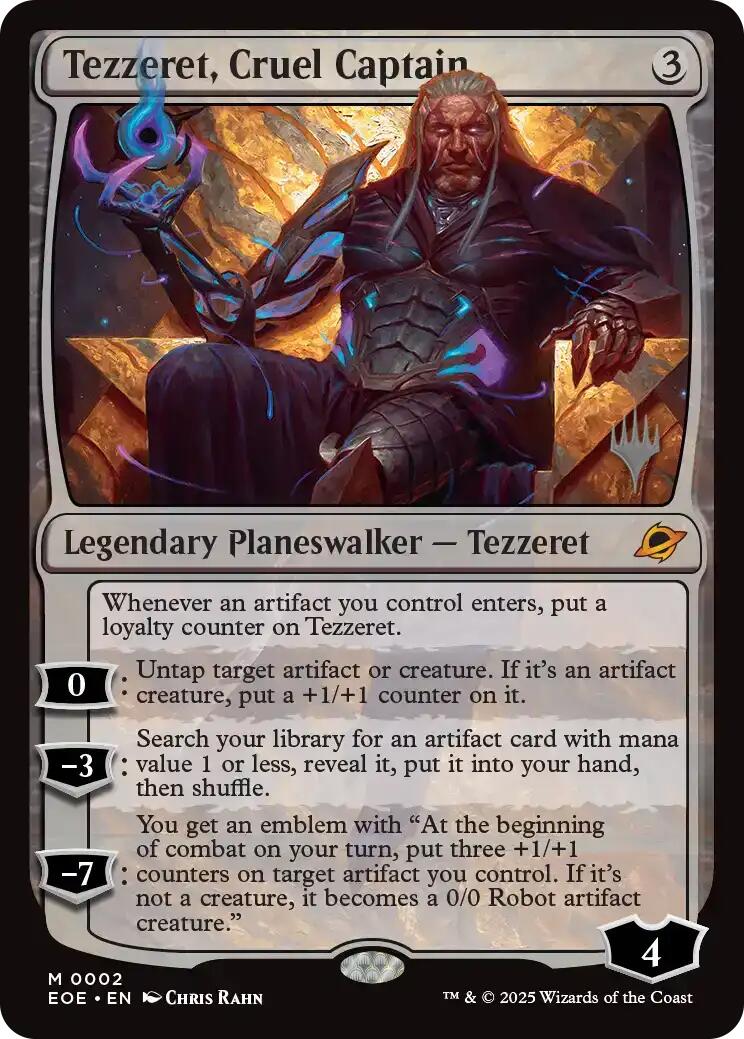 Tezzeret, Cruel Captain [Edge of Eternities Promo Pack] | Boutique FDB TCG