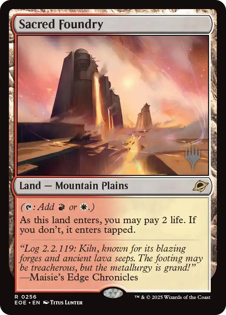 Sacred Foundry [Edge of Eternities Promo Pack] | Boutique FDB TCG
