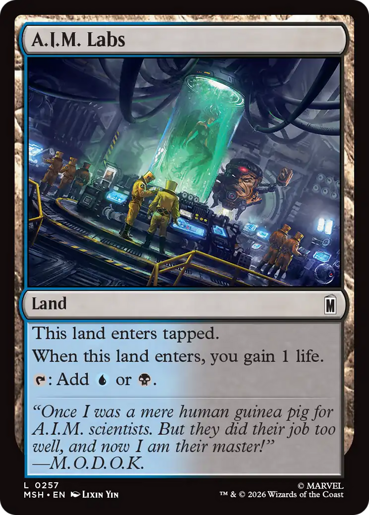 A.I.M. Labs [Marvel Super Heroes] | Boutique FDB TCG