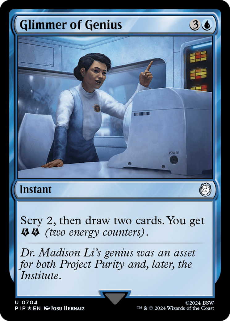 Glimmer of Genius (Surge Foil) [Fallout] | Boutique FDB TCG