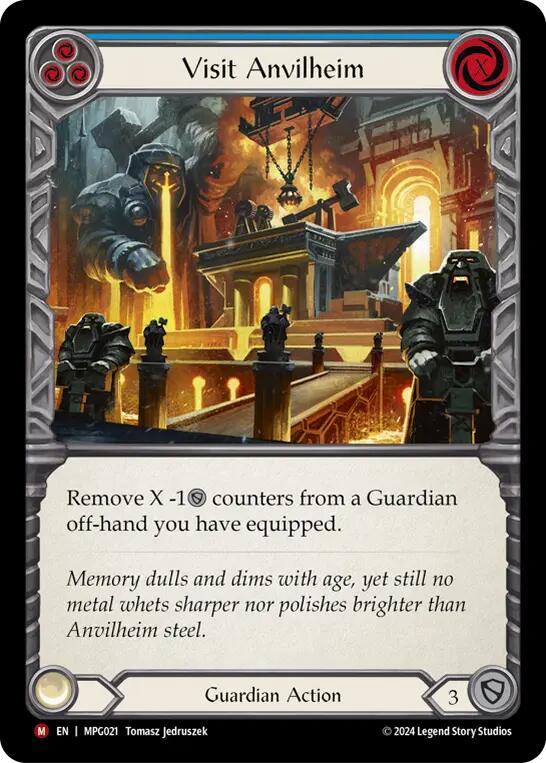 Visit Anvilheim [MPG021] (Mastery Pack Guardian)  Rainbow Foil | Boutique FDB TCG