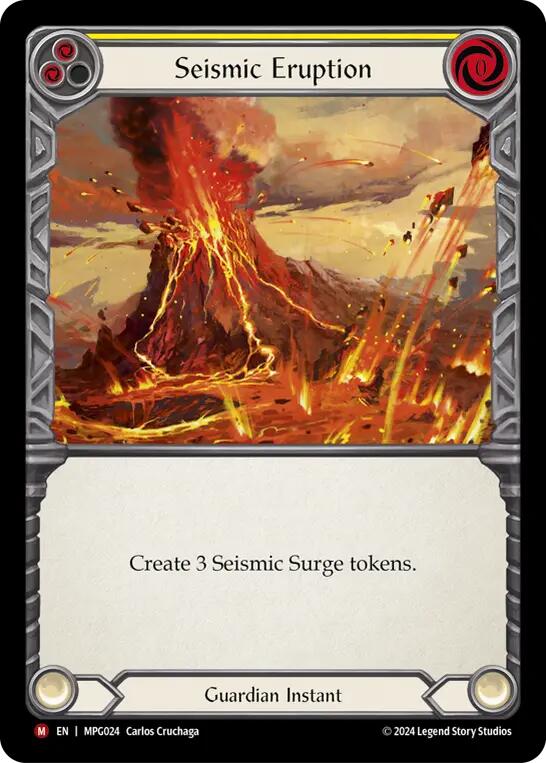Seismic Eruption [MPG024] (Mastery Pack Guardian)  Rainbow Foil | Boutique FDB TCG